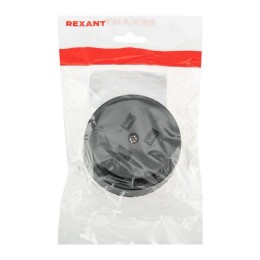 Розетка РШ для электрической плиты 32А 250В 2Р+РЕ (ОУ) черн. Rexant 11-8983
