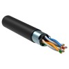 Кабель витая пара F/UTP кат.5E 4х2х24AWG solid CU LDPE Outdoor черн. (м) GENERICA BC3-C5E04-339-305-
