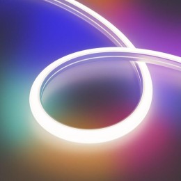 Лента светодиодная DMX MOONLIGHT-TOP-B84-16х15mm 24V RGB-PX7 360deg 18Вт/м IP67 wire x2 боков. вывод