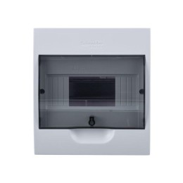 Бокс навесной ОП City9 Box 1 ряд 8мод. с прозр. дверцей SE EZ9E108S2SRU