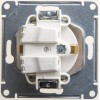 Розетка 1-м СП Glossa 16А IP20 с заземл. защ. шторки механизм перламутр. SE GSL000645