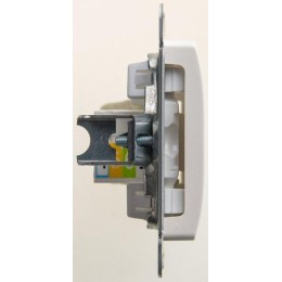 Розетка телефонная 1-м Glossa RJ11 механизм перламутр. SE GSL000681T