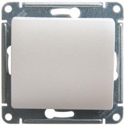 Кнопка нажимная 1-кл. СП Glossa 10А IP20 (сх. 1) 10AX механизм перламутр SE GSL000615