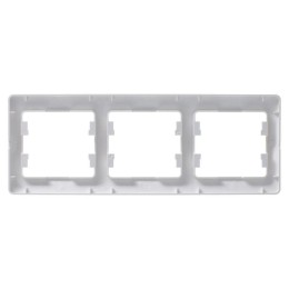 Рамка 3-м Glossa горизонт. перламутр SE GSL000603