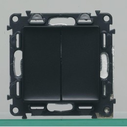 Выключатель 2-кл. СП Valena In'matic 10А IP20 250В безвинтов. зажимы механизм сер. Leg 752005