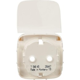 Панель лицевая Valena Allure для розетки 2К+З с крышкой бел. Leg 754845