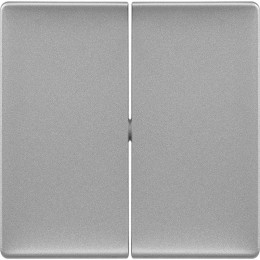 Панель лицевая Valena Life для 2-кл. выкл. алюм. Leg 755022