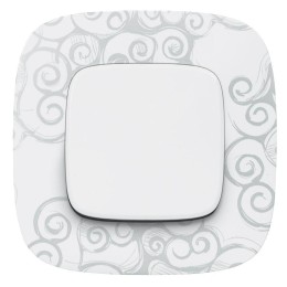 Рамка 1-м Valena Allure универсальная нарцисс хром Leg 754341