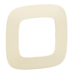 Рамка 1-м Valena Allure универсальная тиснение беж. Leg 754381