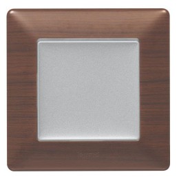 Рамка 1-м Valena Life универсальная темн. дерево Leg 754171