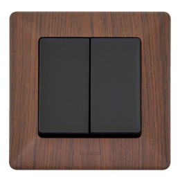 Рамка 1-м Valena Life универсальная темн. дерево Leg 754171