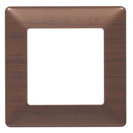 Рамка 1-м Valena Life универсальная темн. дерево Leg 754171