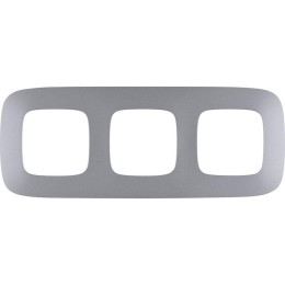 Рамка 3-м Valena Allure универсальная алюм. Leg 754393