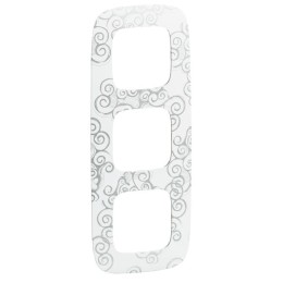 Рамка 3-м Valena Allure универсальная нарцисс хром Leg 754343