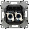 Розетка компьютерная 2-м Valena Life RJ45 кат.5E UTP с лицев. панелью механизм бел. Leg 753441