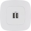 Устройство зарядное Valena Allure с 2-мя USB-разъемами 240В/5В 1500мА с лиц. панелью бел. Leg 754995