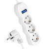 Удлинитель 3х3м с заземл. 10А IP20 ПВС 3х0.75 с выкл. КОСМОС YKsm3m-3g-Z-V(10A)P