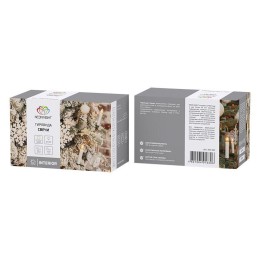 Гирлянда светодиодная "Свечи" 10м 50LED тепл. бел. 4Вт 220-240В IP20 провод ПВХ темн. зел. Neon-Nigh