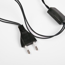 Гирлянда светодиодная "Свечи" 10м 50LED тепл. бел. 4Вт 220-240В IP20 провод ПВХ темн. зел. Neon-Nigh