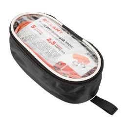 Трос буксировочный 2.5т 5м с двумя крюками в чехле Rexant 80-0226