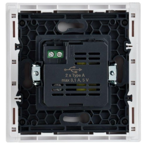 Розетка USB A+A 3.1А FORTE&PIANO FP249 бел. IEK FP-U21-D31-K01