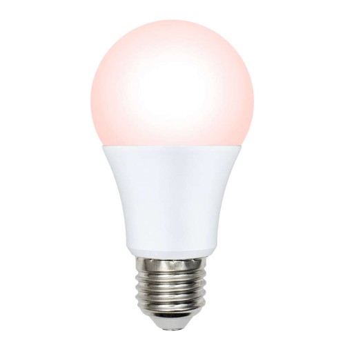 Лампа светодиодная LED-A60-9W/SCEP/E27/FR/DIM IP65 PLO65WH для яйценоскости диммир. Uniel UL-0000318