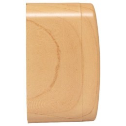 Розетка телевизионная TV 1-м ОП Минск 5-862МГц 75Ом свет. дерево EKF EGA00-027-30