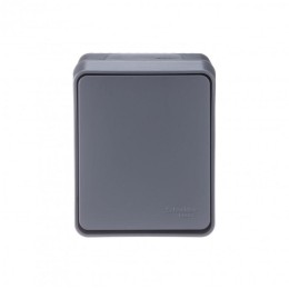 Переключатель проходной 1-кл. ОП AtlasDesign Profi54 IP54 10AX антрацит SE ATN544061