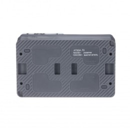 Блок ОП AtlasDesign Profi54 (розетка 16А 250В с заземл. защ. шторки + 1-кл. выкл. 10А) IP54 антрацит
