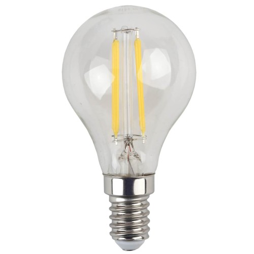 ЭРА F-LED P45-7W-840-E14 Лампа светодиодная (филам, шар, 7Вт, нейтр, E14) (10/100/3000)