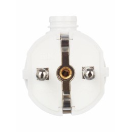 Вилка угловая ВПу11-01-Ст разборная с заземл. 16А бел. IEK EVP11-16-01-K01