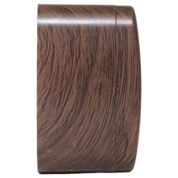 Розетка телевизионная TV 1-м ОП Минск 5-862МГц 75Ом темн. дерево EKF EGA00-027-40