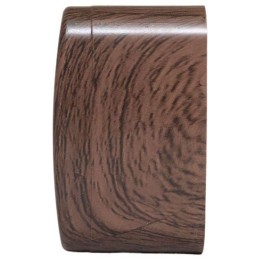 Розетка телевизионная TV 1-м ОП Минск 5-862МГц 75Ом темн. дерево EKF EGA00-027-40