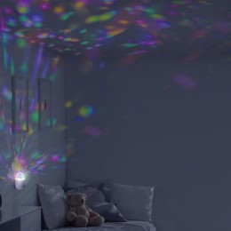 Светильник розеточный MOOD 3Вт диско с фиксированной проекцией бел. GAUSS DIY0041