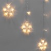 Гирлянда светодиодная "Арка" со звездами 2.5х1.2м 136LED тепл. бел. 7Вт 230В IP20 с контроллером 8 р