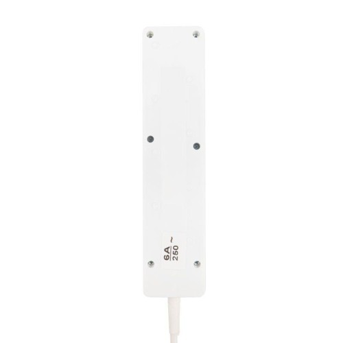 Удлинитель 4х3м с заземл. 6А IP20 ПВС 3х0.75 бел. PROCONNECT 11-7219