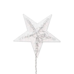 Гирлянда светодиодная "Бахрома" со снежинками 2.4х0.9м 150LED бел. 7.5Вт 230В IP20 с контроллером 8