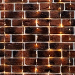 Гирлянда светодиодная "Светодиодный Дождь" 3х2м 240LED тепл. бел. 25Вт 230В IP20 эффект водопада про