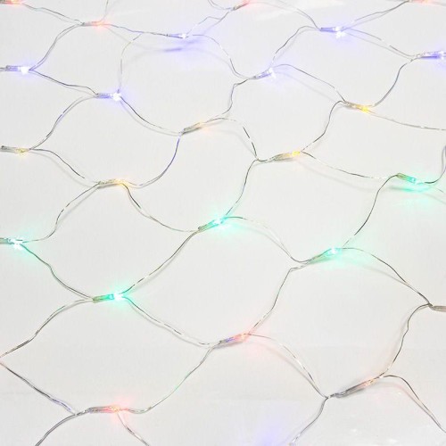 Гирлянда светодиодная "Сеть" 1.5х1.5м 150LED мультиколор 12Вт 220-240В IP20 с контроллером 8 режимов