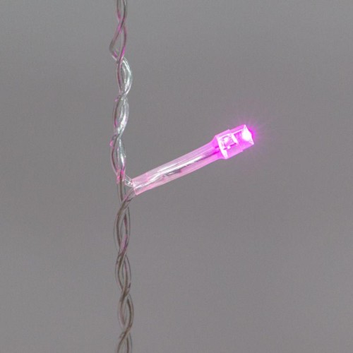 Гирлянда светодиодная "Светодиодный Дождь" 3х2м LED роз. 12Вт 230В IP20 свечение с динамикой прозр.