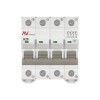 Выключатель автоматический модульный 4п K 25А 6кА AV-6 DC AVERES EKF mcb6-DC-4-25K-av