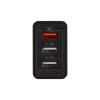 Устройство зарядное сетевое-переходник 3хUSB адаптер 30Вт черн. Rexant 18-2215