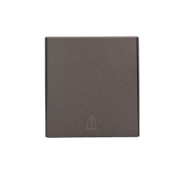 Выключатель 1-кл. СП STRONG MIELE 10А возвратный графит Kranz KR-78-0712-6