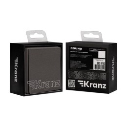 Выключатель 1-кл. СП STRONG MIELE 10А возвратный графит Kranz KR-78-0712-6