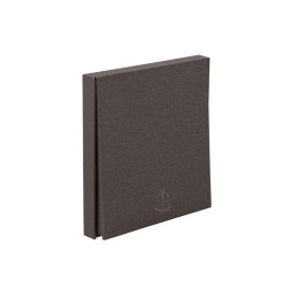 Выключатель 1-кл. СП STRONG MIELE 10А возвратный графит Kranz KR-78-0712-6