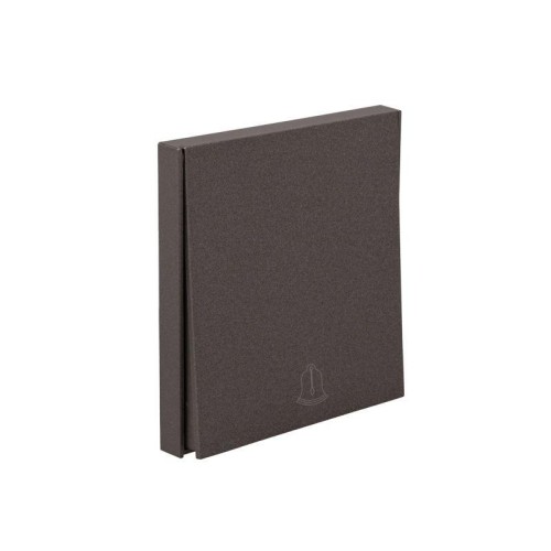 Выключатель 1-кл. СП STRONG MIELE 10А возвратный графит Kranz KR-78-0712-6