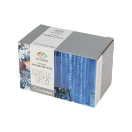 Гирлянда светодиодная "Роса "Светодиодный дождь" 6х3м LED бел. 24Вт IP20 USB+пульт управления Neon-N