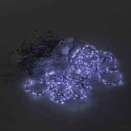 Гирлянда светодиодная "Роса "Светодиодный дождь" 6х3м LED бел. 24Вт IP20 USB+пульт управления Neon-N