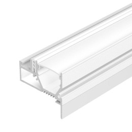Профиль STRETCH-20-WALL-D-SIDE-2000 WHITE алюм. L2000 Arlight 042945