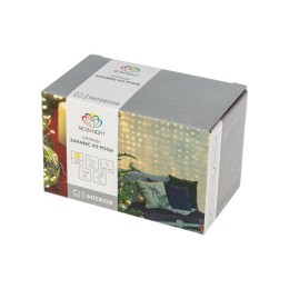 Гирлянда светодиодная "Роса "Светодиодный дождь" 6х3м LED тепл. бел. 24Вт IP20 USB+пульт управления